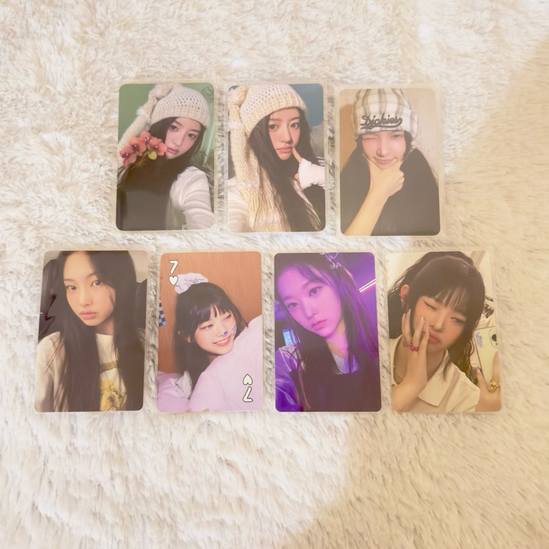 PHOTOCARD / PC POB ALBUM GIRL GROUP ILLIT, NEW JEANS (NJ) | MINJU YUNAH HYEIN HAERIN HANNI |