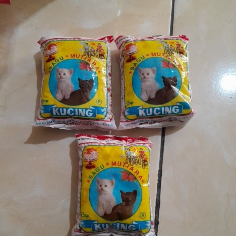 

Sagu Mutiara cap kucing 100g