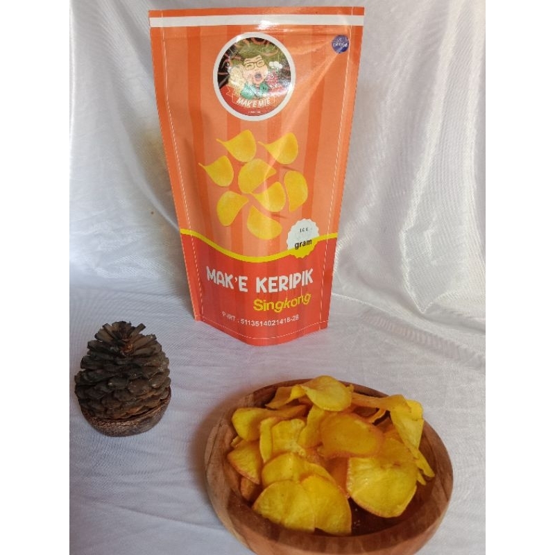 

Mak'e Keripik Singkong 100gr // Camilan Tradisional // Oleh-Oleh // Keripik