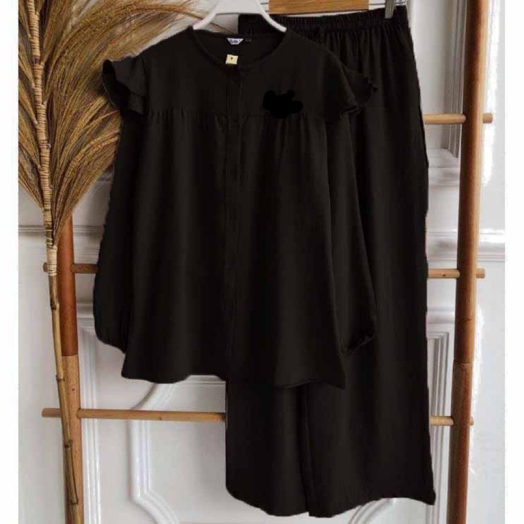 Setelan Crinkle murah / One set wanita /  Setelan crinkle / setcel crinkle/ stelan crinkle / ONE SET