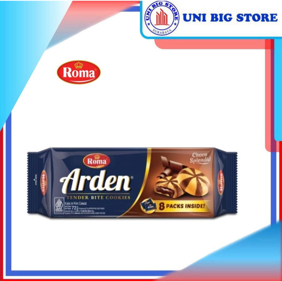 

Roma Arden Choco Splendid Tender Bite Cookies 72 gr Kukis Krim Coklat