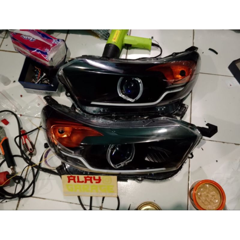headlamp brio facelift custom