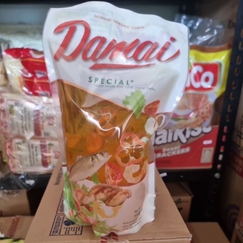 

Minyak Goreng Damai 1 Liter Kemasan Refill 1 Pcs