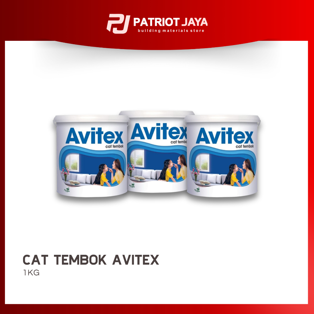 CAT TEMBOK 1 KG MERK AVITEX
