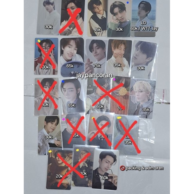 PHOTOCARD ENHYPEN OFFICIAL JAKE SUNOO SUNGHOON JAY INCEPTIO ARCANUM WEVERSE DICON