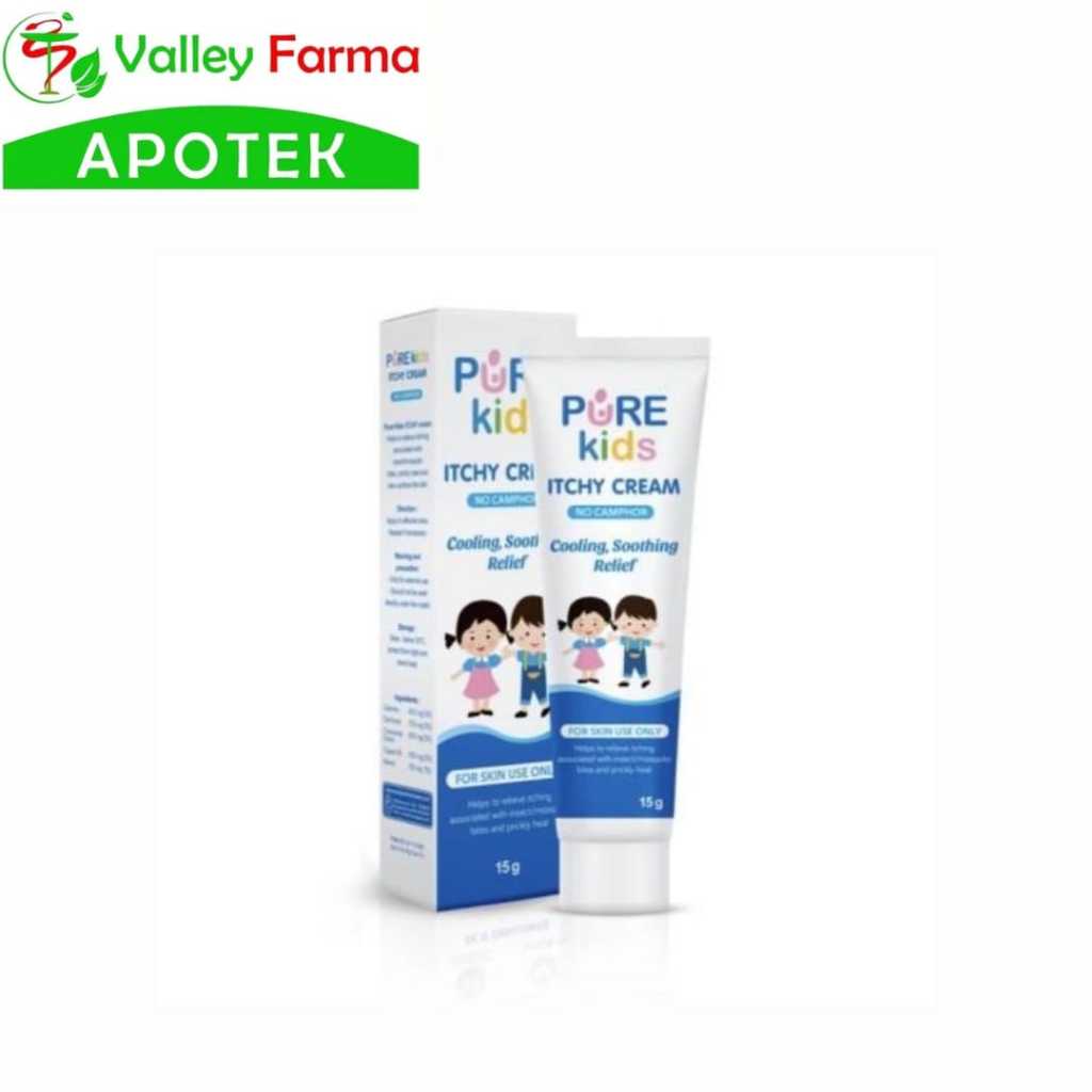 Pure Kids Itchy Cream 15 Gram - Pereda Gatal dan Biang Keringat Anak
