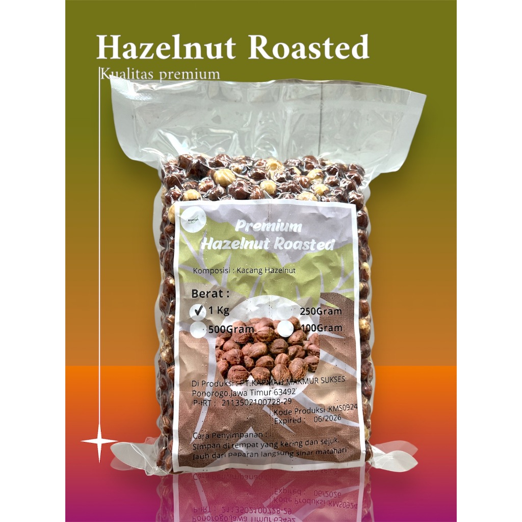 

Roasted Hazelnut 1kg / Kacang Hazelnut Panggang 1kg