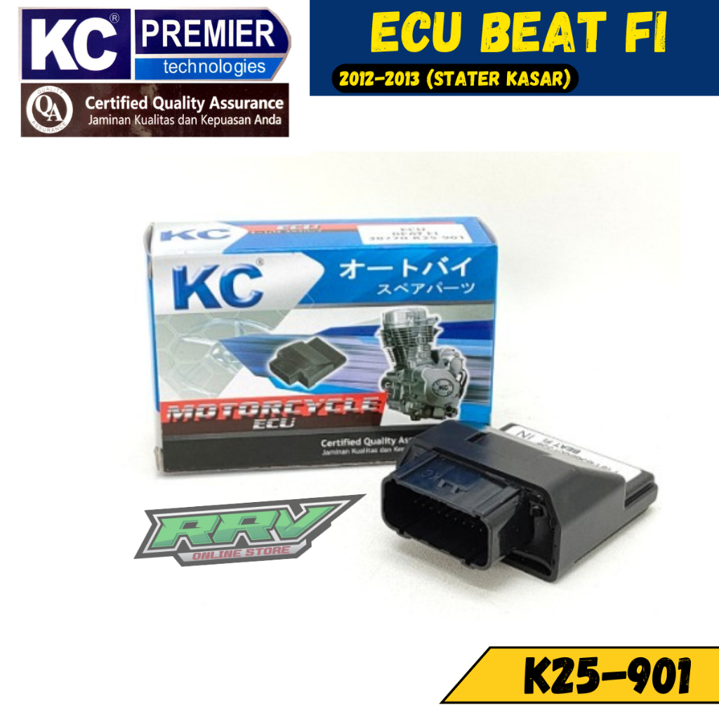 ECU/ECM HONDA BEAT FI / INJECTION 2012-2013 K25-910 ( STATER KASAR ) KC PREMIER ECU BEAT FI KC