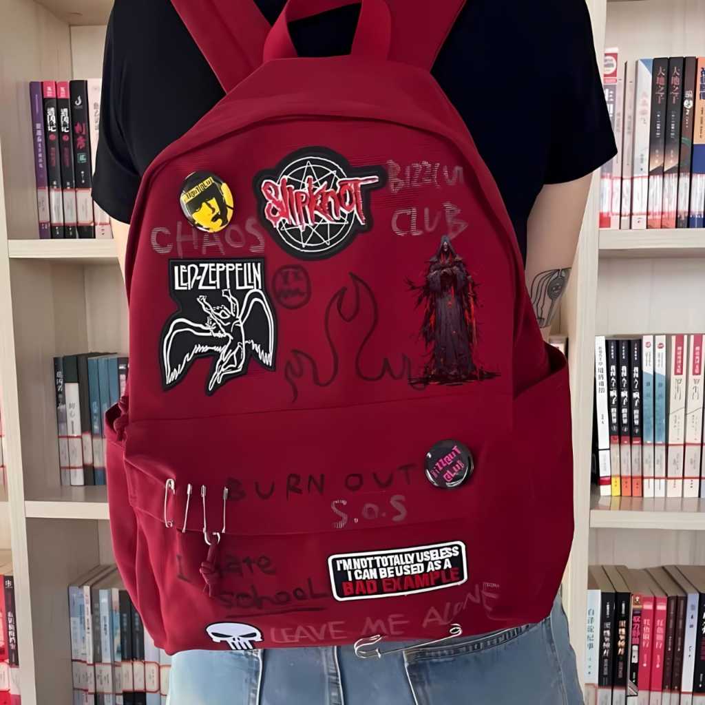 Tas Ransel Sekolah SMA laki laki perempuan anti air