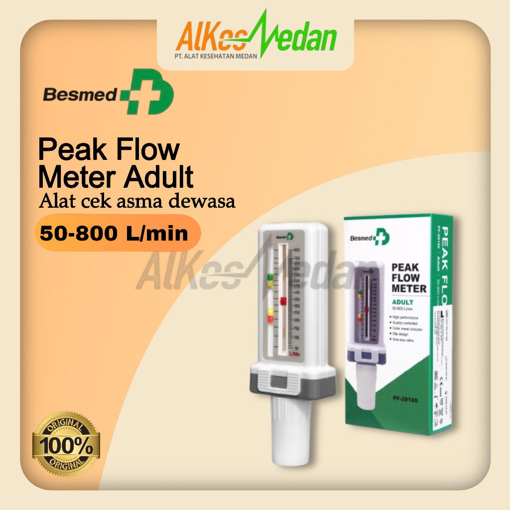 BESMED PEAK FLOW ADULT/DEWASA ALKES MEDAN OFFICIAL