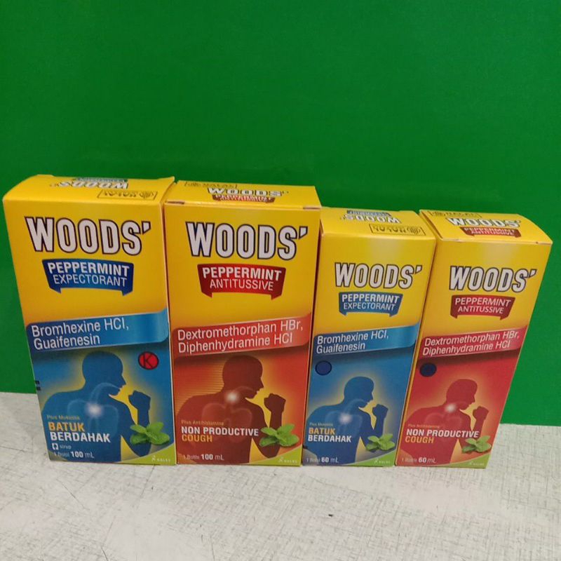 Woods obat batuk kering dan berdahak