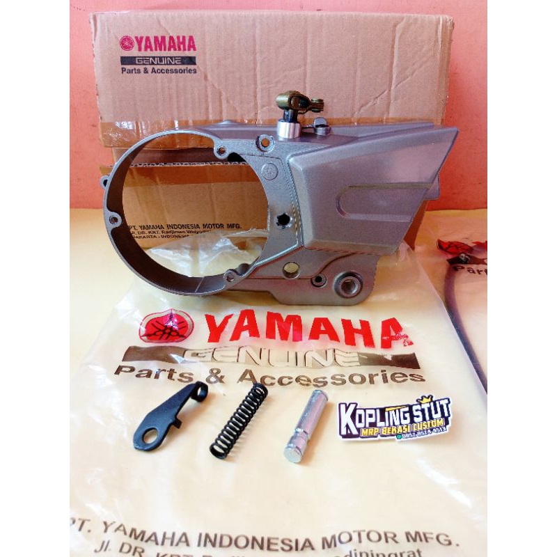 CUSTOM KOPLING STUT KIRI RX KING NEW SILVER GLOSSY ORIGINAL