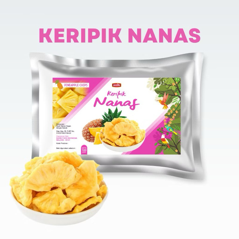 

Keripik Nanas Malang Kripik Nanas Khas Malang 100 Gram