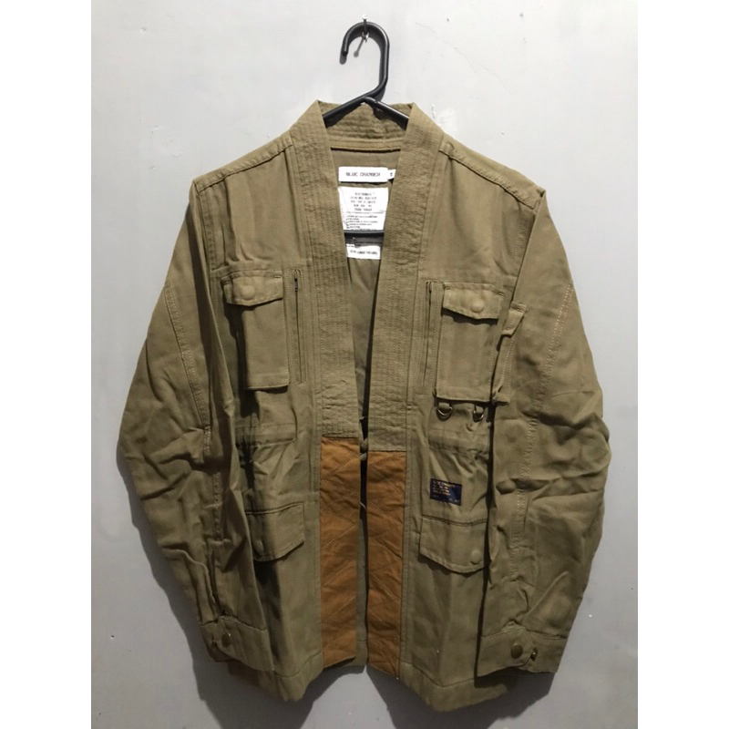 Blue Chamber Long Kimono