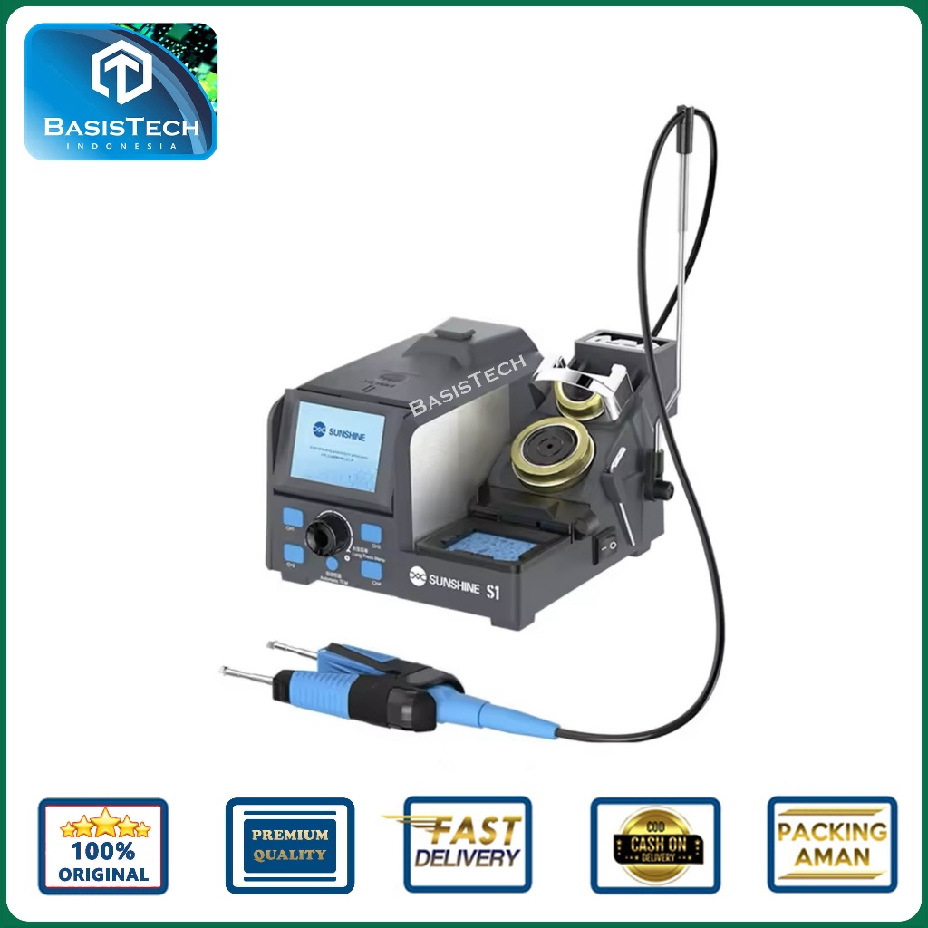 MESIN SOLDER STATION SUNSHINE S1 PRECISION TWEEZERS MULTI-PURPOSE