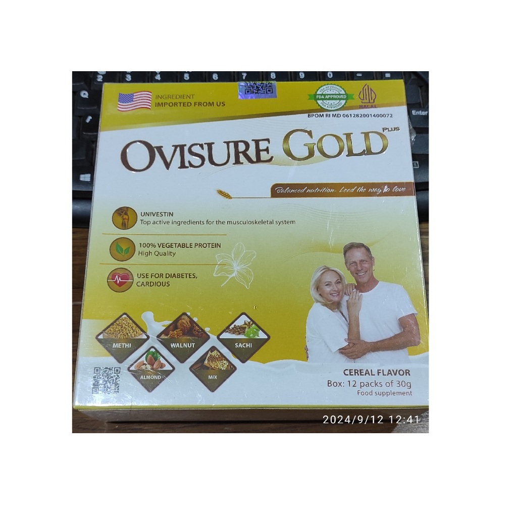 

OVISURE GOLD ASLI ORIGINAL MILK SUSU VITAMIN TULANG DAN SENDI NYERI OTOT KRAM KEBAS