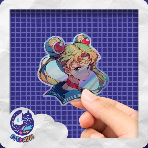 

Stiker Hologram Anime Sailor Moon Usagi V2