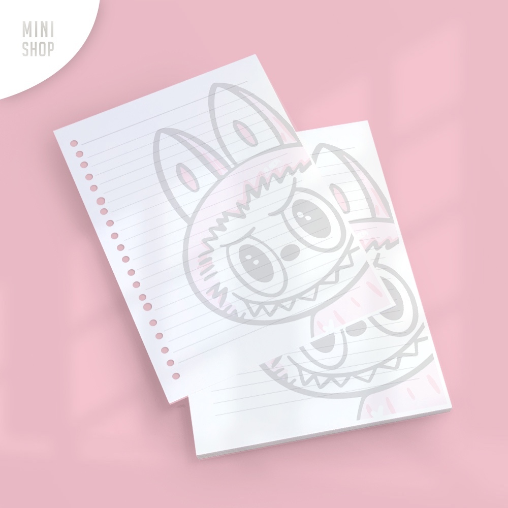 

Isi binder A5 Labubu ( loose leaf aesthetic notebook planner buku diary notes ring book buku weekly monthly yearly agenda journal aestetik lucu murah kawaii minimalist korea refill )