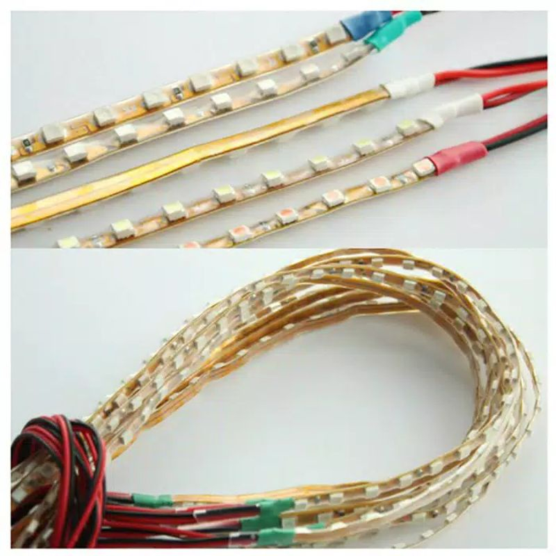 Led Strip Alis Cumi 45Cm 12V / 24V Lampu Plat Nomor Cumi Waterproof