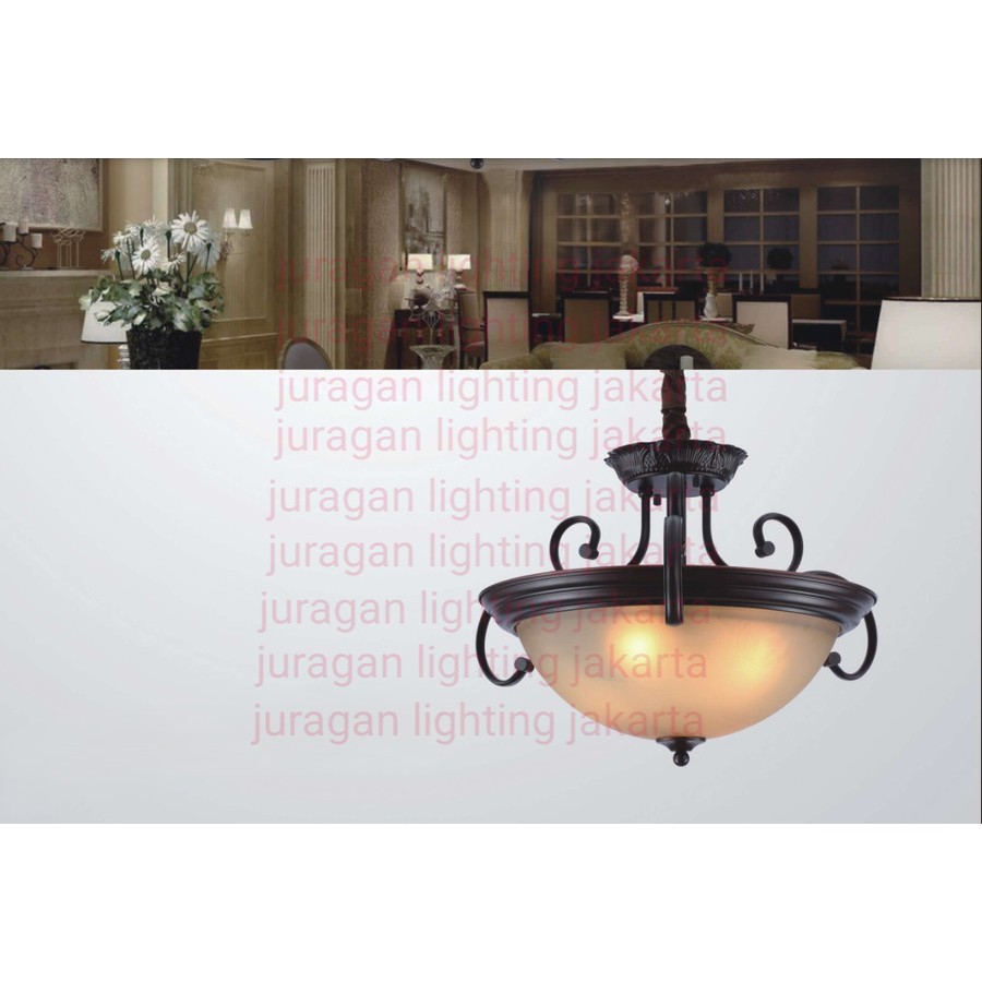 SL7881-3 LAMPU GANTUNG HIAS MINIMALIS KLASIK MODERN MASJID RUANG TAMU KAMAR TIDUR TERAS RUMAH DLL DE