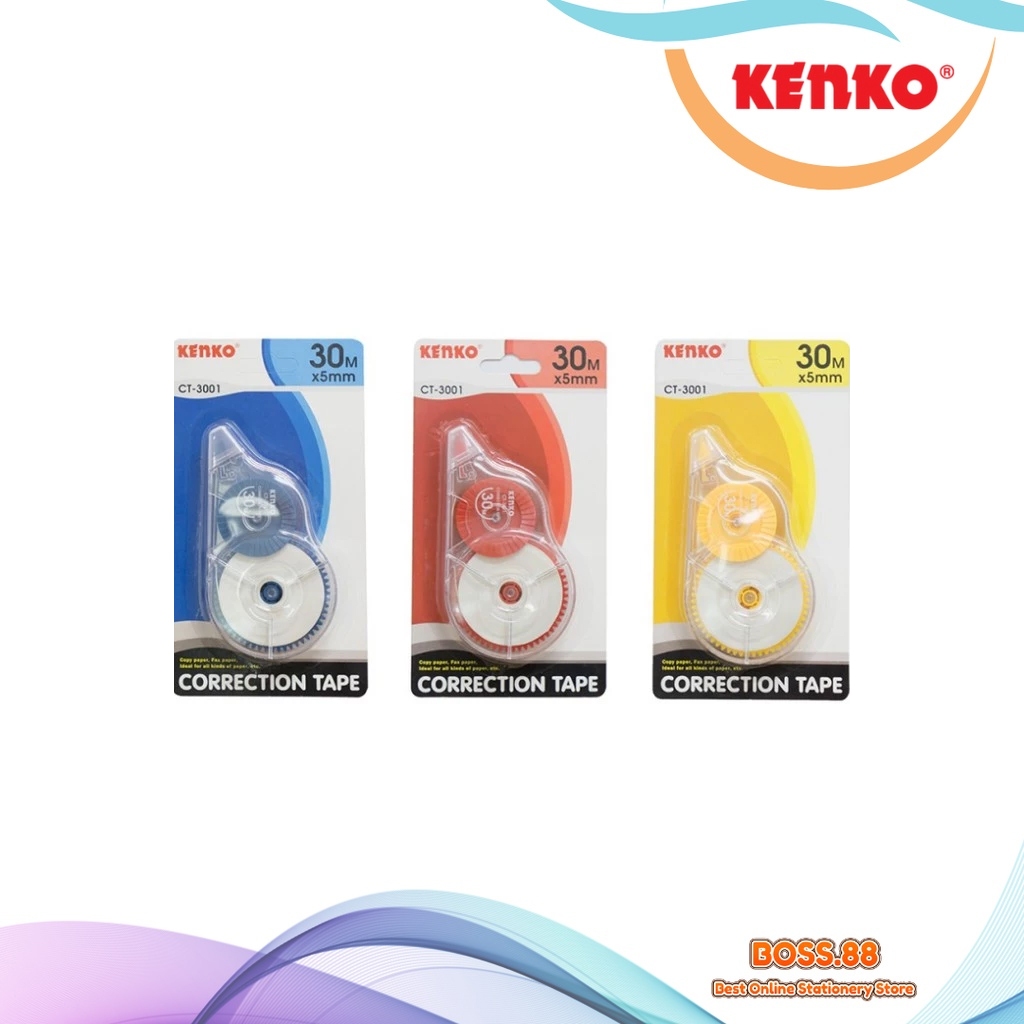 

CORRECTION TAPE (CT) KENKO CT-3001 (1 PCS)