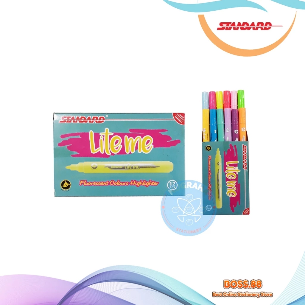 

HIGHLIGHTER / PENA SOROT STANDARD LITE ME (1 SET)