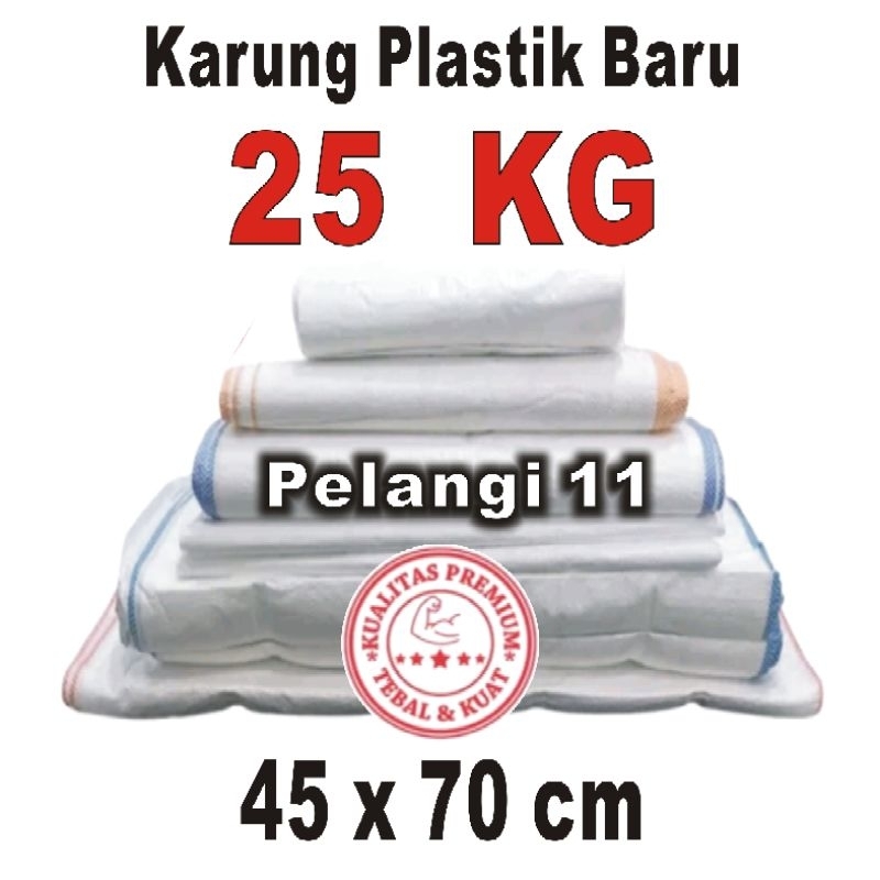 Karung 25 Kg , Karung Plastik Baru , Karung Beras