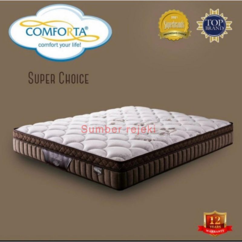 comforta super choice 120 x 200 matras springbed 120 kasur spring bed 120x200 matrass only