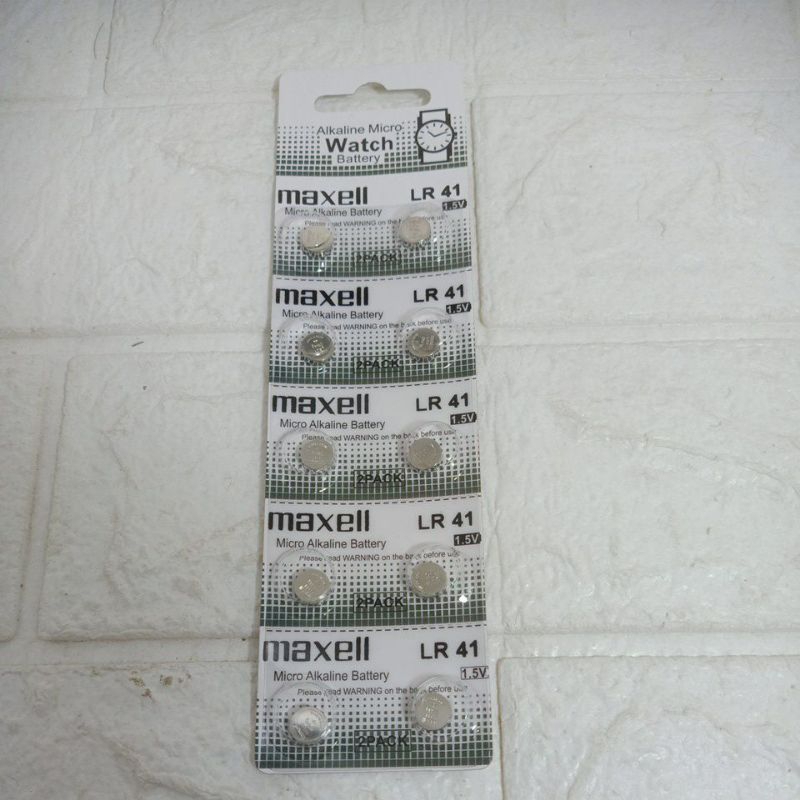 Baterai LR41 Maxell ori