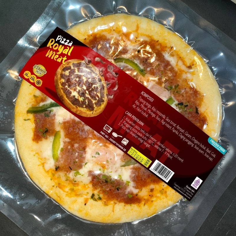 

Dcheese Pizza - Pizza Frozen Ukuran 20cm Varian Pizza Royal Meat