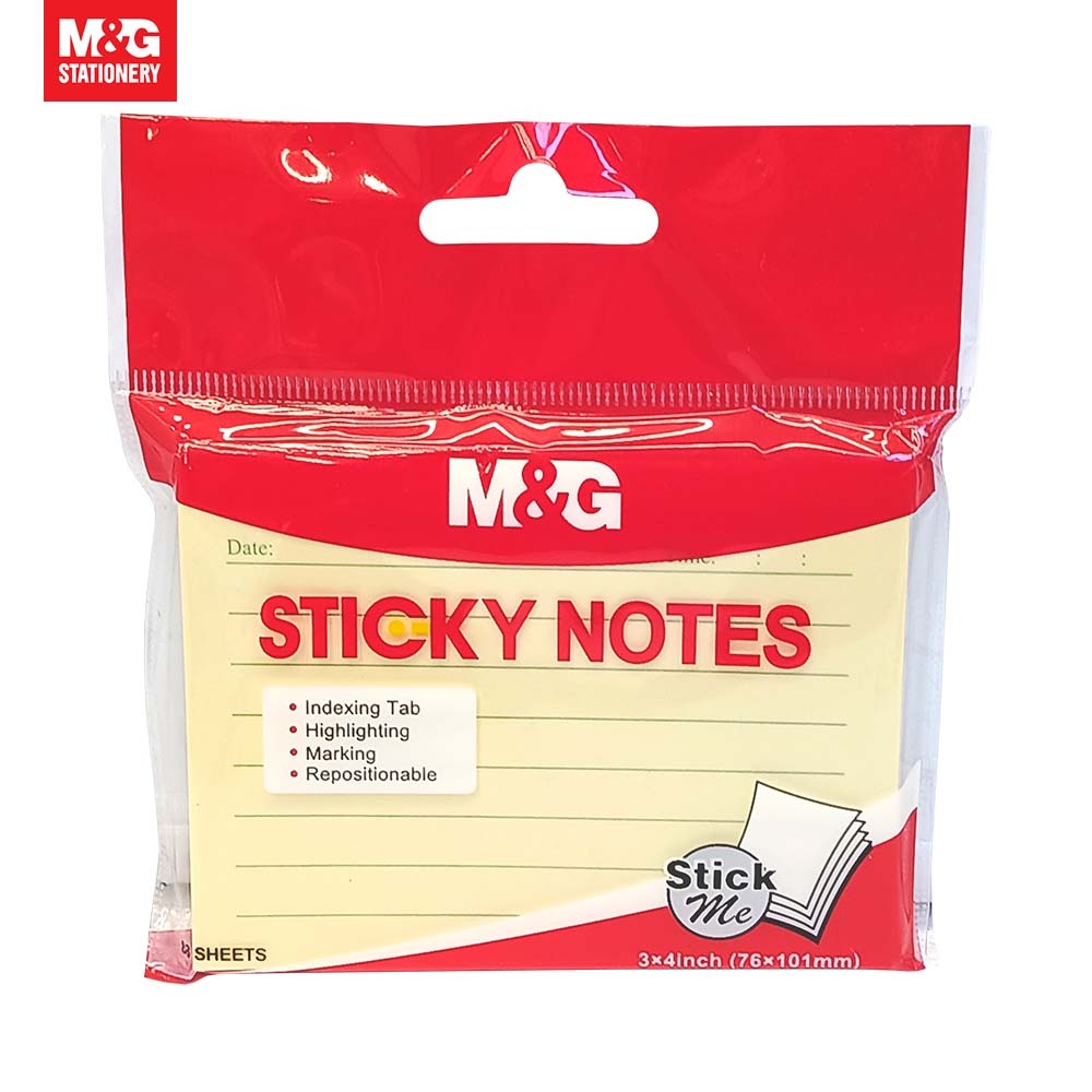 

M&G Sticky Note YS-454 3x4inch (76x101MM)