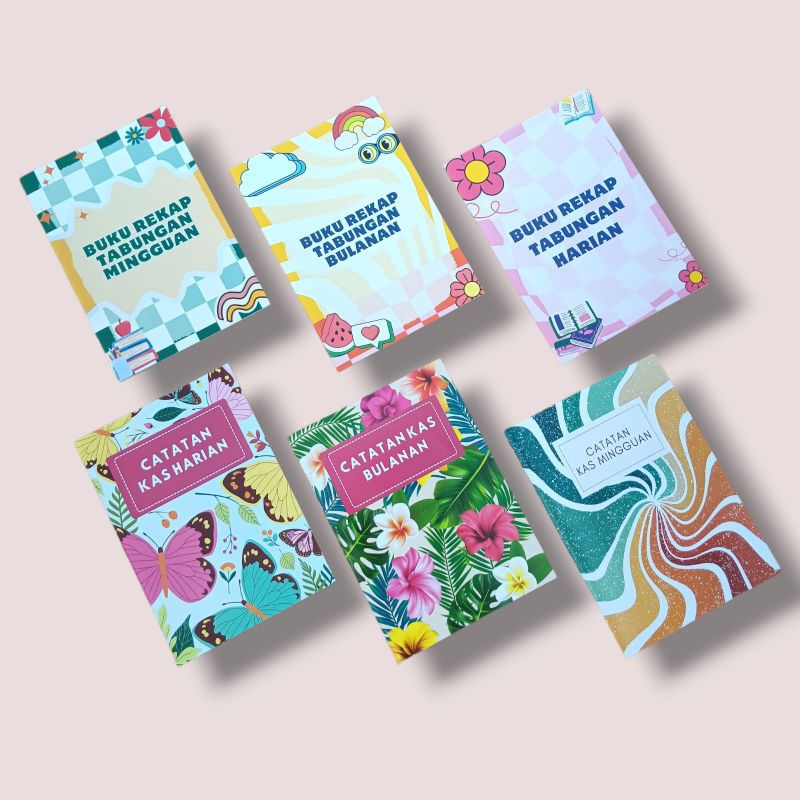 

BUKU KAS HARIAN / BUKU KAS / BUKU CATATAN HARIAN / MINGGUAN / BULANAN /BUKU REKAP TABUNGAN HARIAN / MINGGUAN / BULANAN
