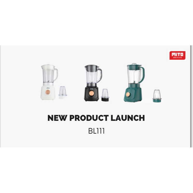 BLENDER MITO BL 111 | BLENDER JUICE BUAH SAYUR BUMBU MITOCHIBA