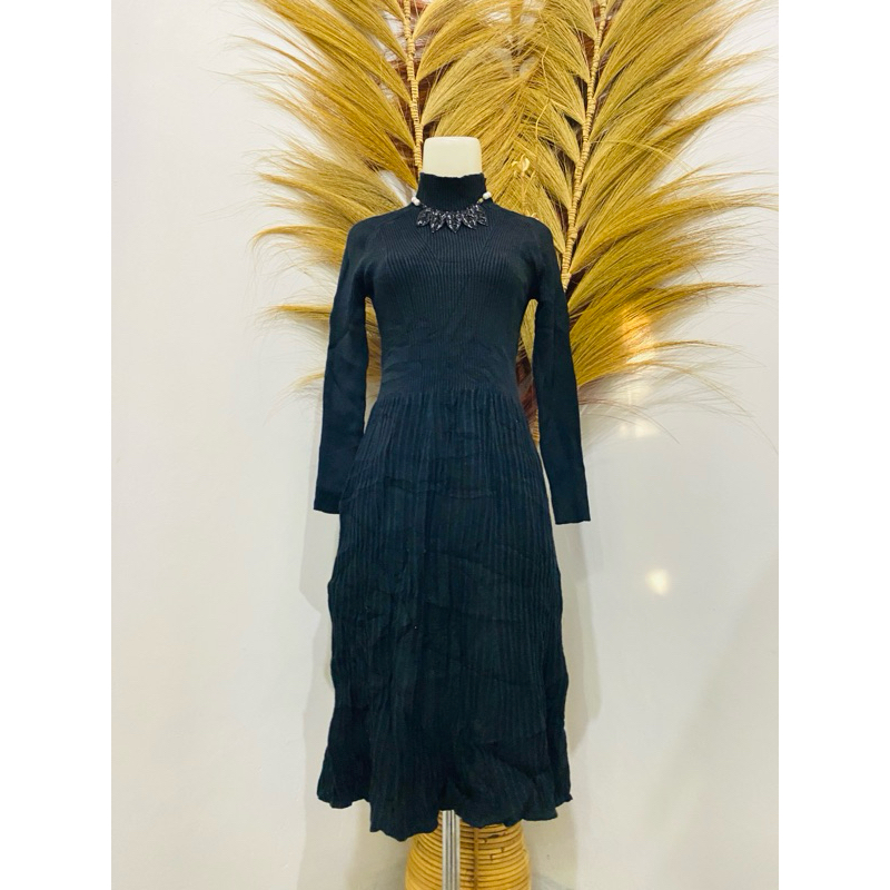 dress rajut korea