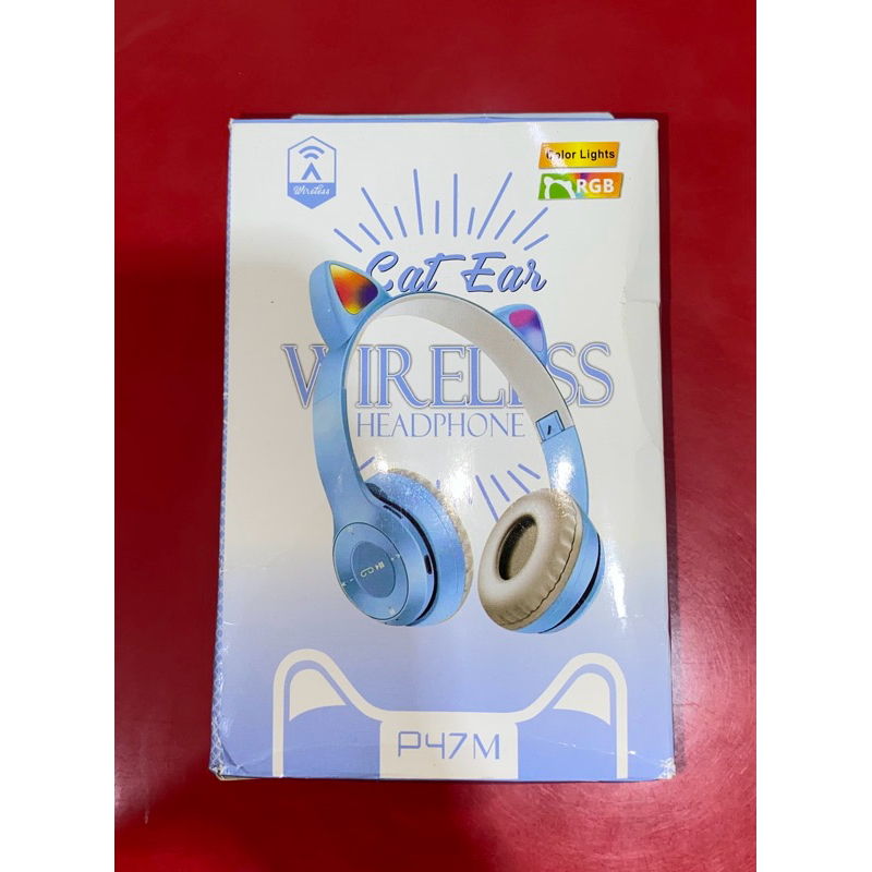 cat ear wireless headphone P47M