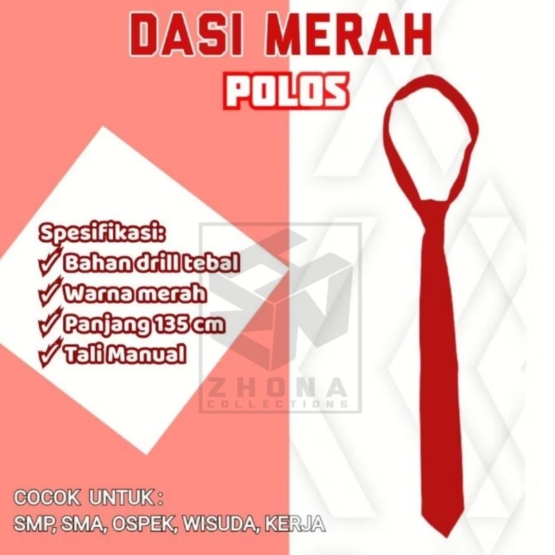 DASI MERAH POLOS