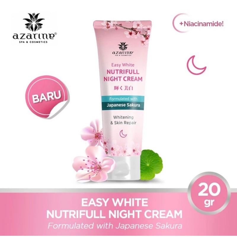 Azarine easy white nutrifull night cream / azarine easy white night cream
