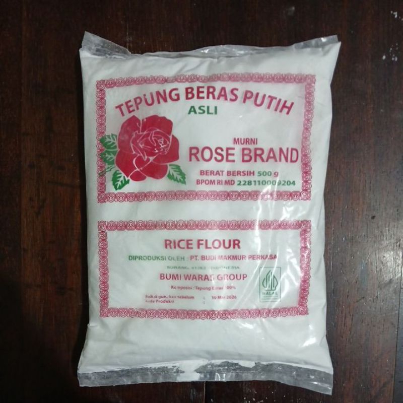 

tepung beras rosebrand ukuran 500 gram