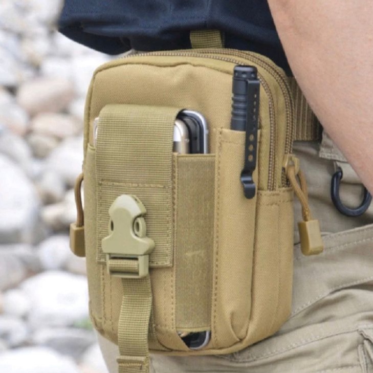 Langka Tas Pinggang Militer Pria import Tas Outdoor Tas
