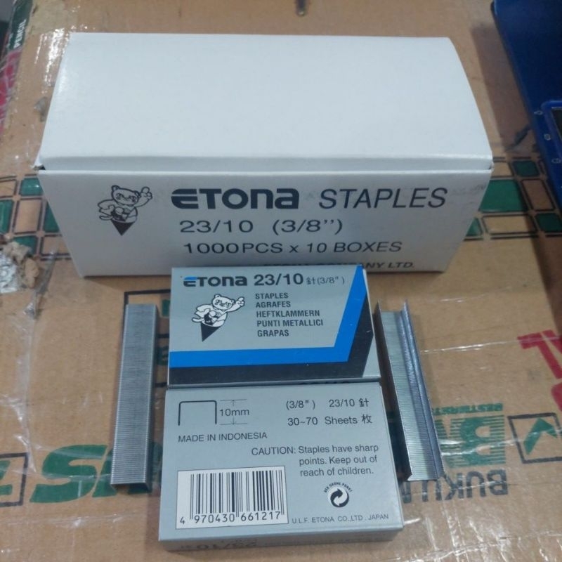

Isi Staples Etona 23/10 (3/8") Isi 1.000
