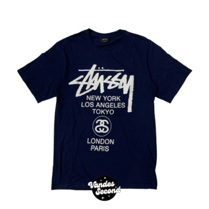 T-SHIRT STUSSY WT NAVY