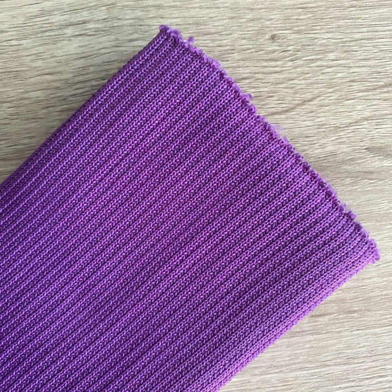 LIK 8 Kain Rib/bur babat 2x2 polos salur premium polyester pe jaket termurah