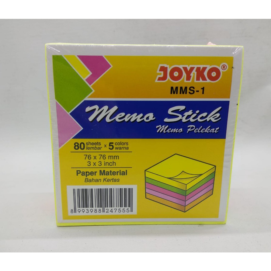 

PESTA CASHBACK Memo Stick sedang Memo Pelekat Sticky notes sedang MMS1