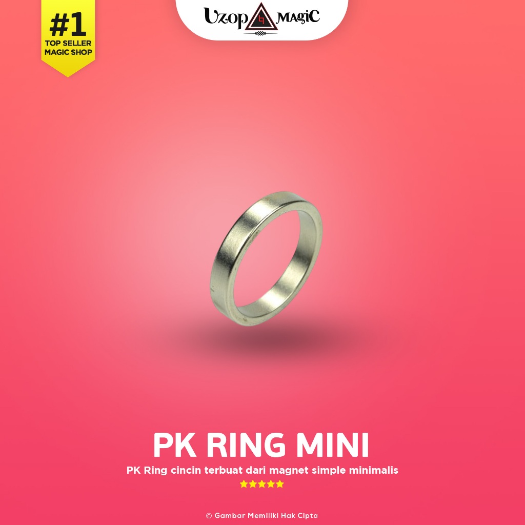 PK Ring mini  - Alat sulap - Cincin sulap - mainan - cincin magnet