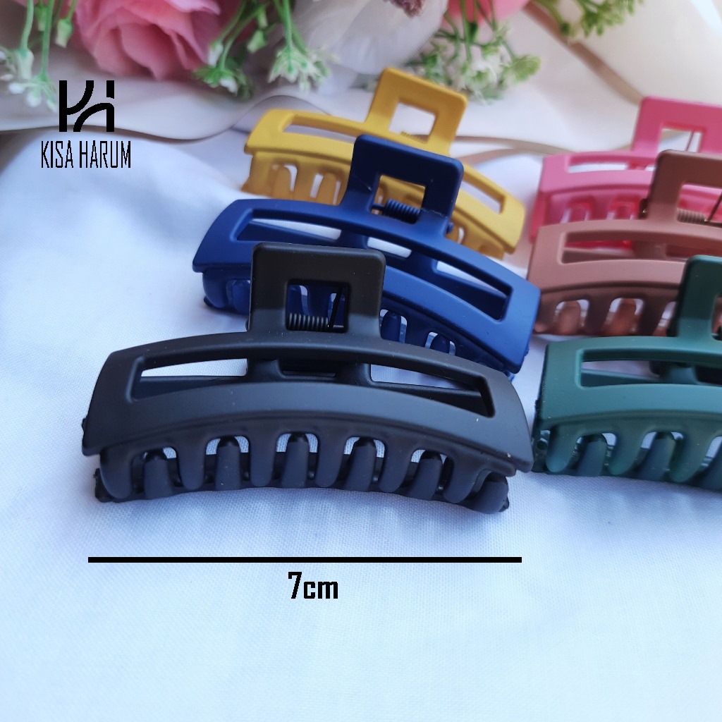 jepitan rambut jedai korea doff kotak ukuran 7cm
