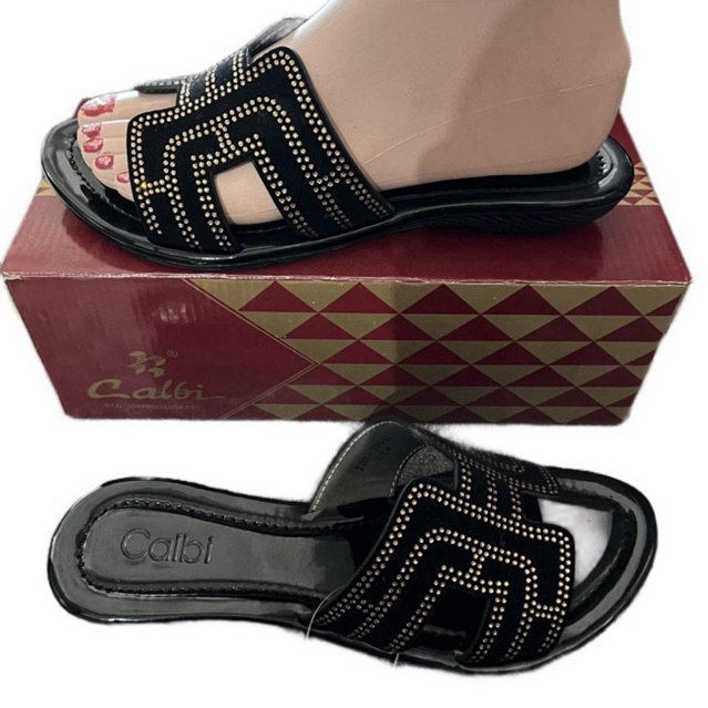 Sandal Calbi TQS 1966 sandal wanita teplek 100% Original