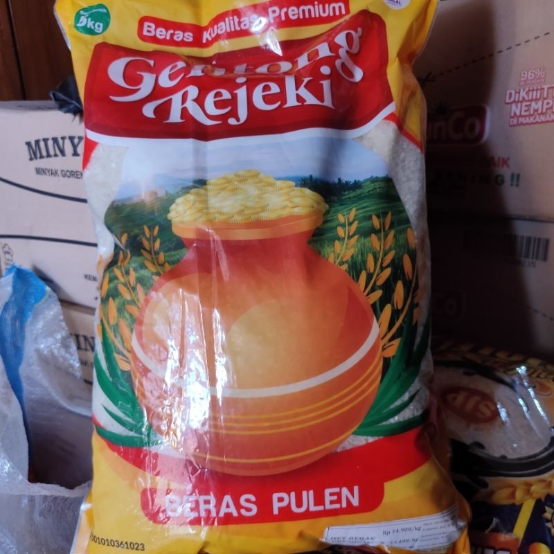 

beras premium gentong rejeki 5 kg