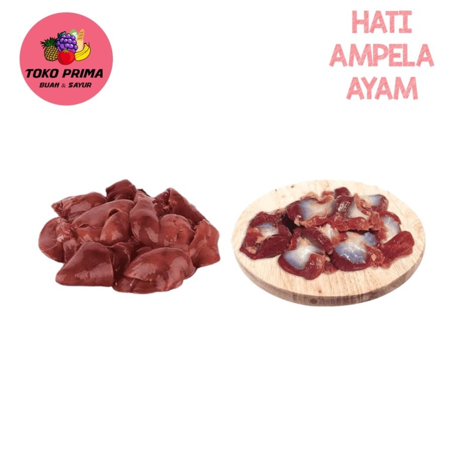 

Hati Ampela Ayam Frozen Prime Quality 1 Kg