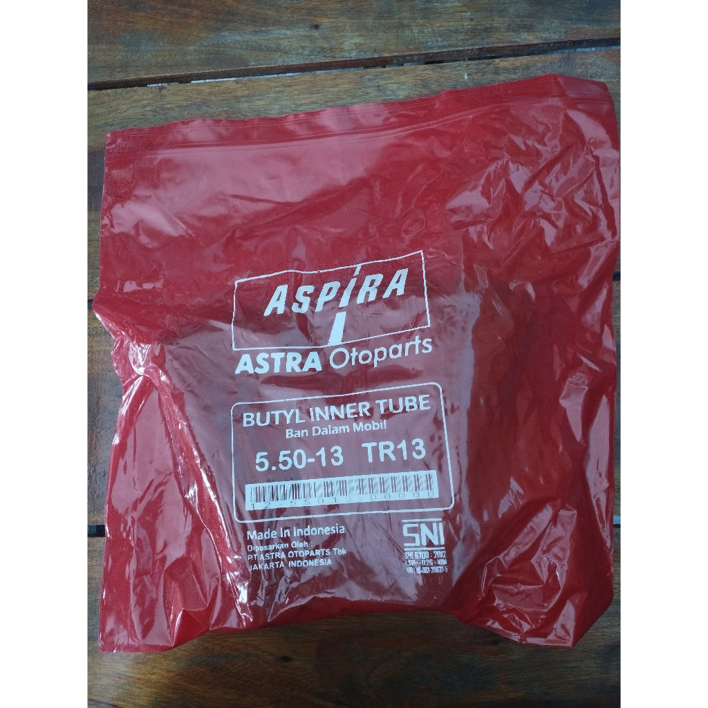 Ban dalam ring 13 mobil ukuran 55013 Aspira (GrandMax dll)