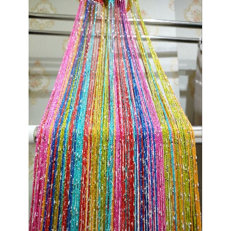 TIRAI GLITER PELANGI/TIRAI BENANG GLITER PELANGI